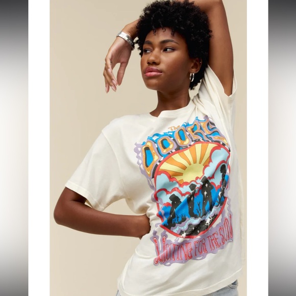 NWOT Daydreamer The doors boyfriend tee women’s large - Picture 1 of 6